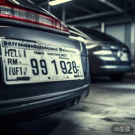 车牌细节与法律关联